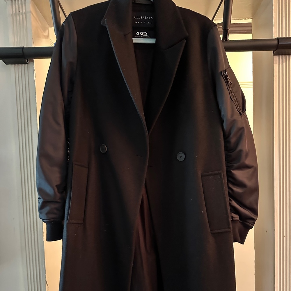 All Saints wool coat